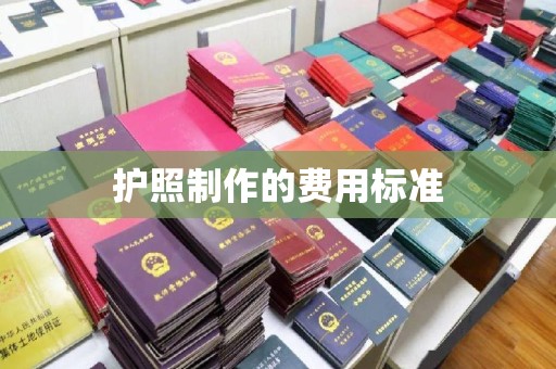 南朗护照制作的费用标准