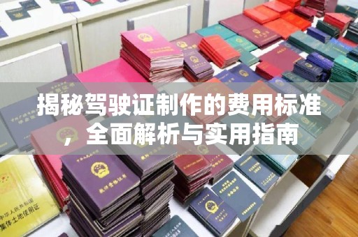 南朗揭秘驾驶证制作的费用标准，全面解析与实用指南