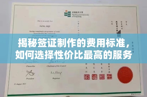 南朗揭秘签证制作的费用标准，如何选择性价比最高的服务？