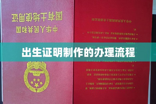 南朗出生证明制作的办理流程